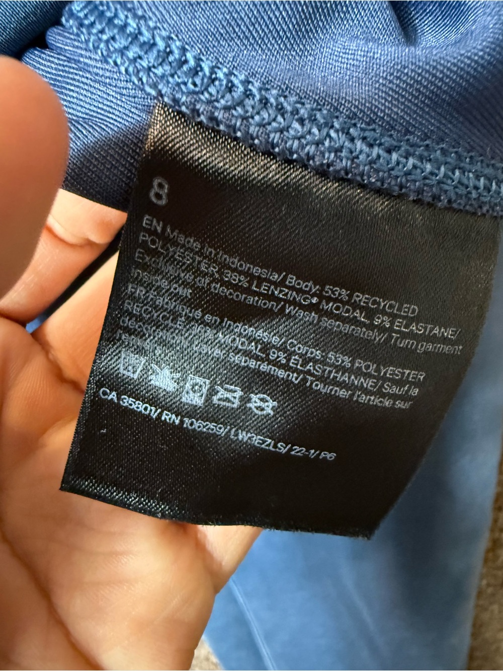 Lululemon Perfectly Oversized Cropped Crew *Softstreme
Mineral Blue $118 Retail - Picture 11 of 16